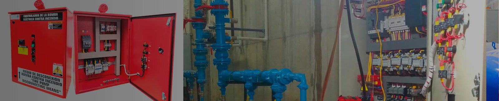 Tablero controlador de bomba eléctrica contraincendio